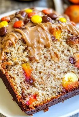 Reese's Pieces Peanut Butter Banana Bread