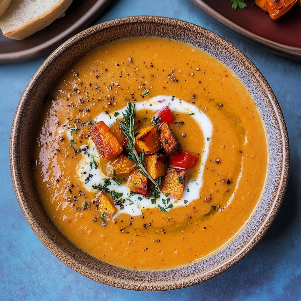 Roasted Vegetable Soup: Smooth and Creamy