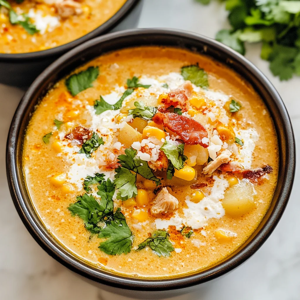 Slow Cooker Mexican Street Corn Soup