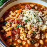 Spicy Italian Sausage Pasta e Fagioli