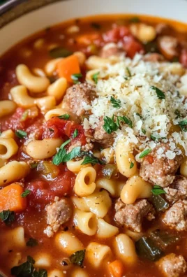 Spicy Italian Sausage Pasta e Fagioli