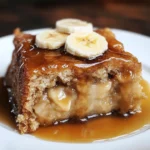 Sticky Banana Bread Pudding Cake