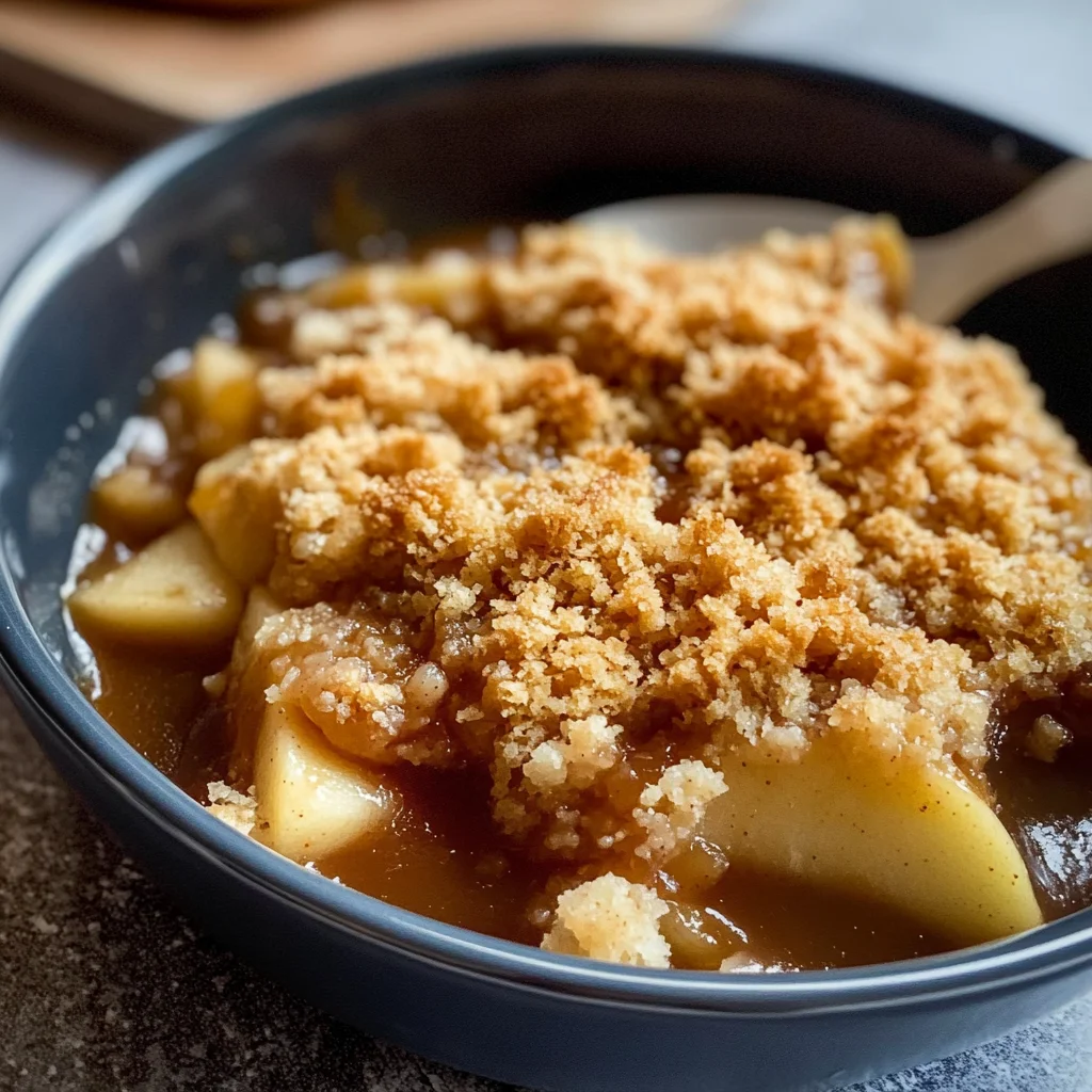 Toffee Apple Crumble
