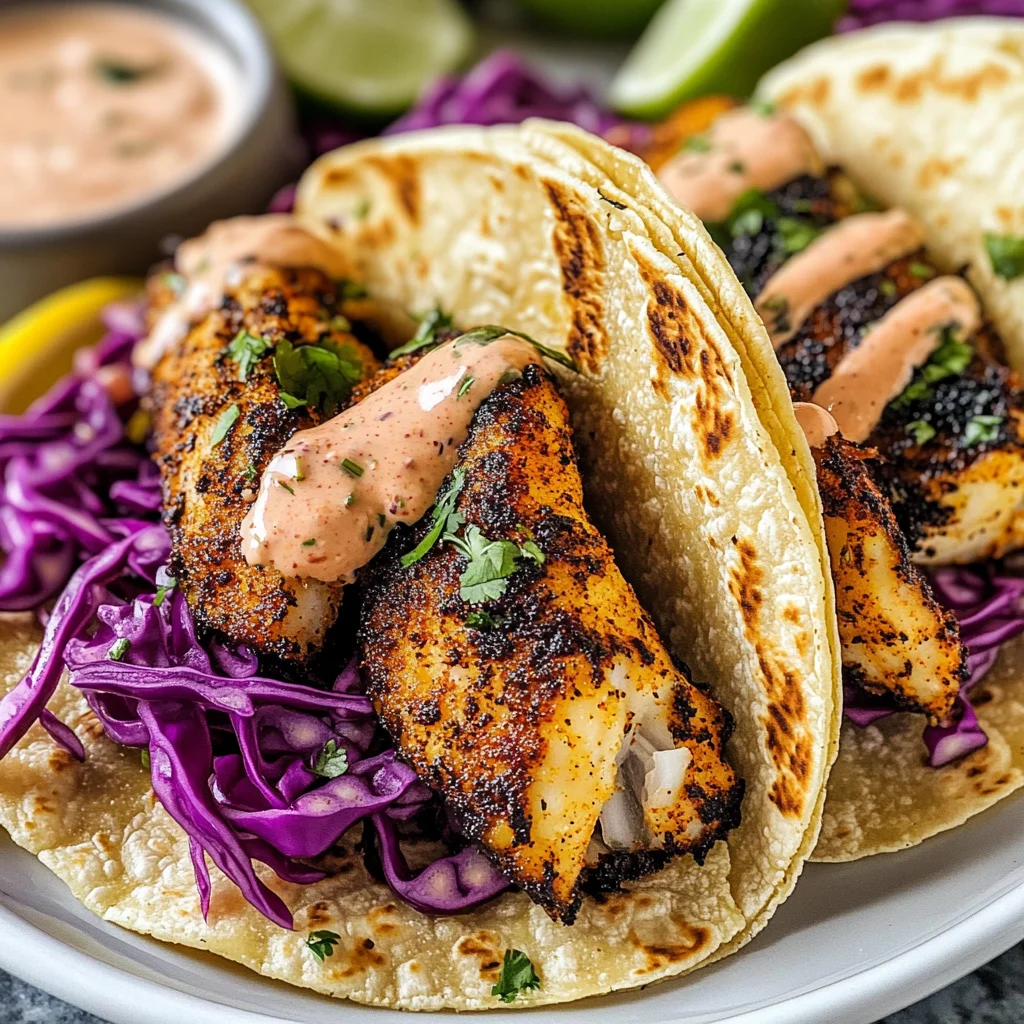 Blackened Fish Tacos