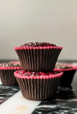 Chocolate Raspberry Chia Cups