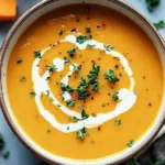 Easy Butternut Squash and Sweet Potato Soup