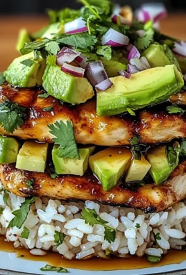 Tangy Honey Lime Chicken & Avocado Rice Stack That Delights