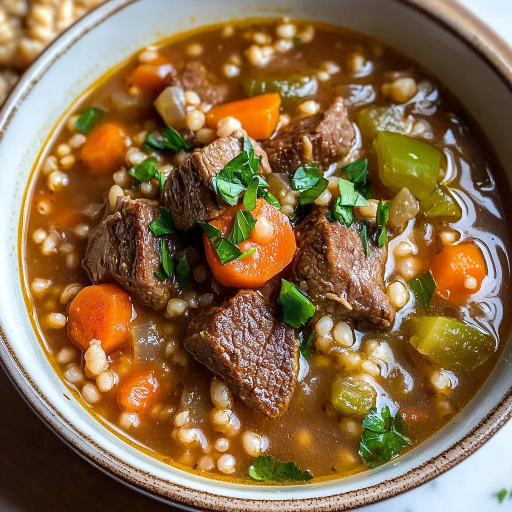 Beef Barley Soup