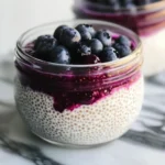 Blueberry Coconut Chia Seed Pudding