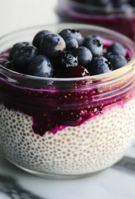 Blueberry Coconut Chia Seed Pudding