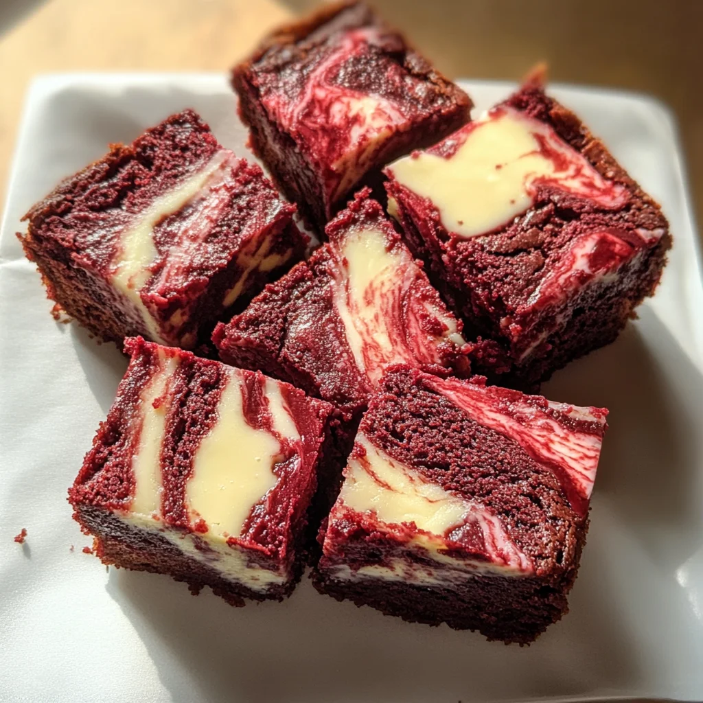 Red Velvet Cheesecake Brownies