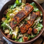 Blackened Salmon Caesar Salad