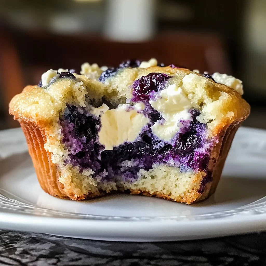 Blueberry Cream Cheese Muffins Recipe