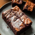 Brown Butter Crinkle Top Brownies