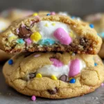 Chocolate Chip Peep Stuffed Easter Cookies