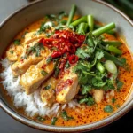 Creamy Thai Red Curry Chicken Bowls Recipe