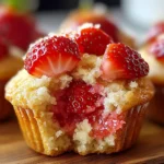 Delightful Fresh Strawberry Muffins