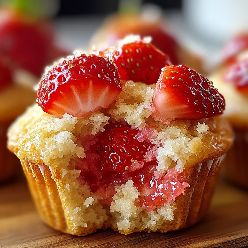 Delightful Fresh Strawberry Muffins