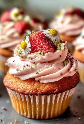 Double Strawberry Cupcakes