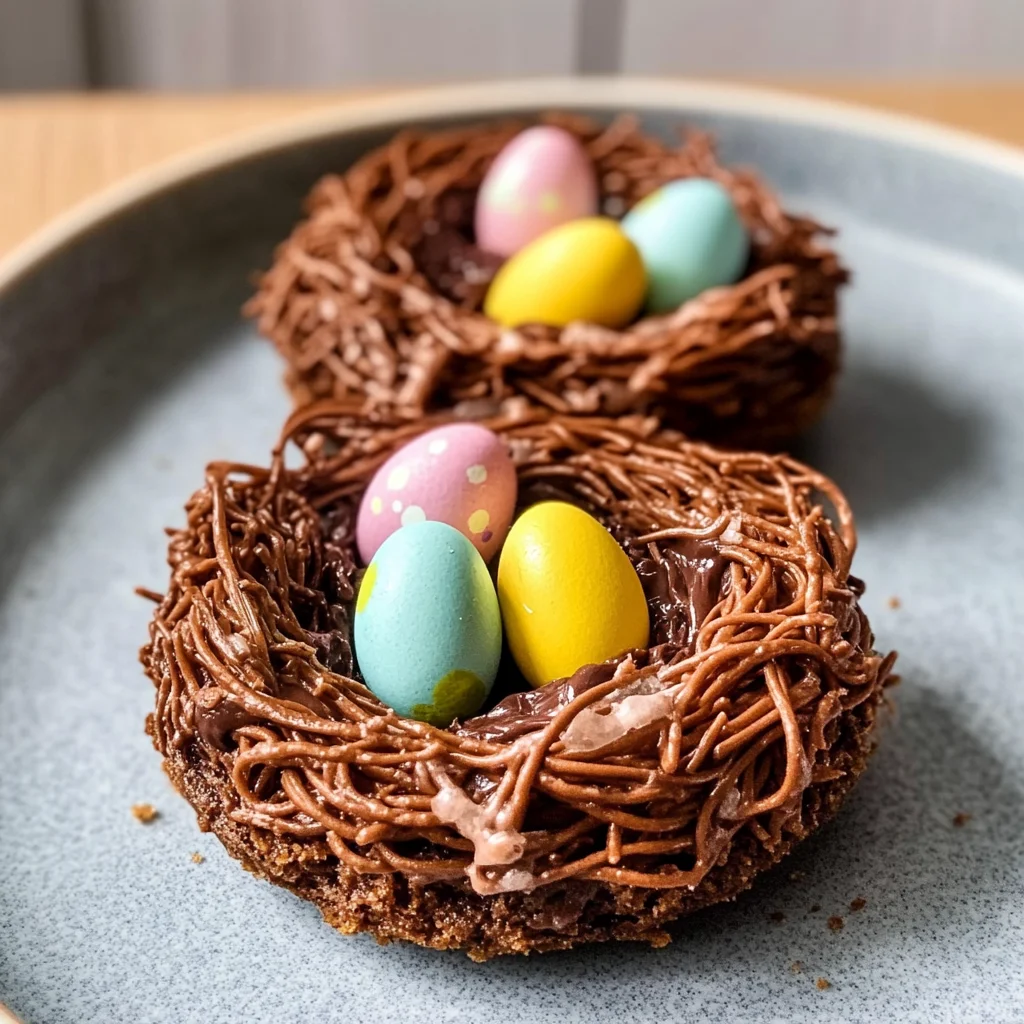 Easy Birds Nests Cookies Recipe