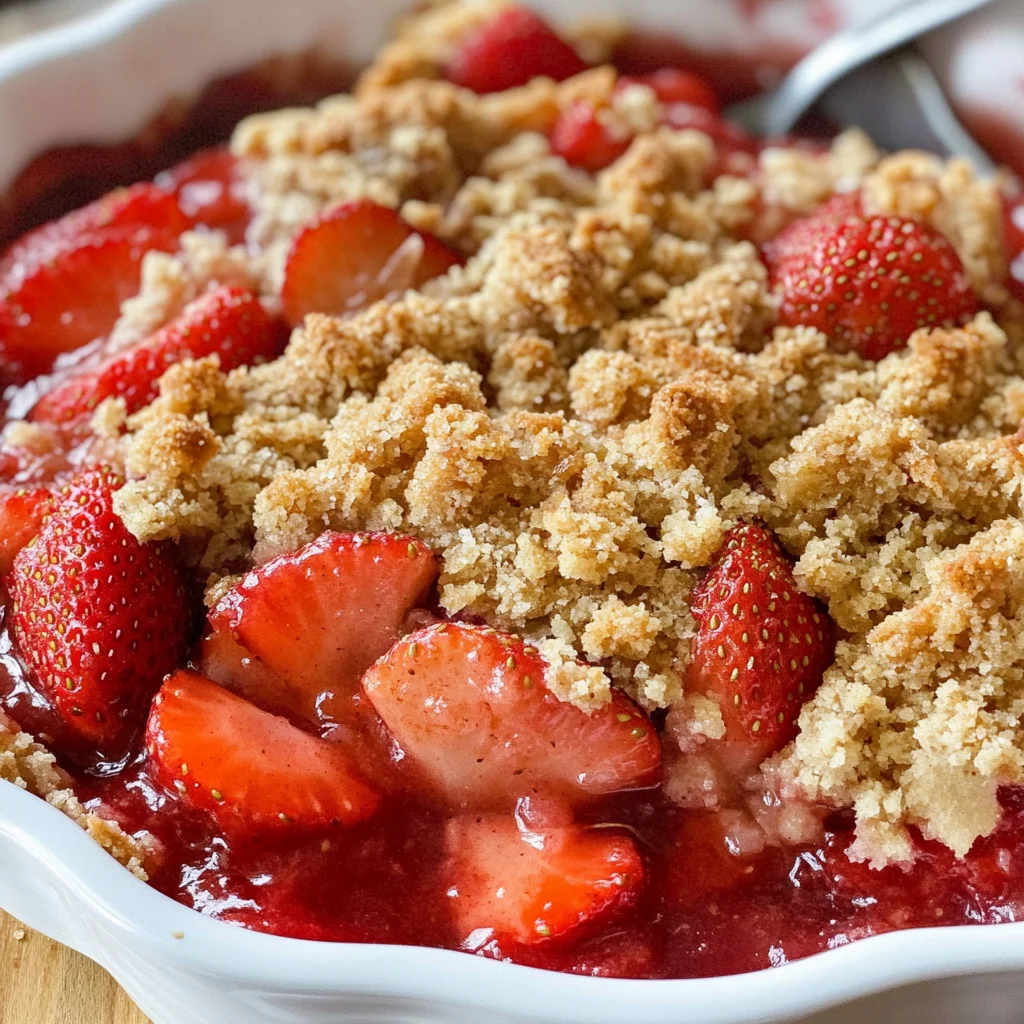 Easy Strawberry Crisp
