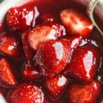 Easy homemade strawberry sauce