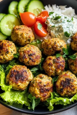 Greek Chicken Meatballs Recipe