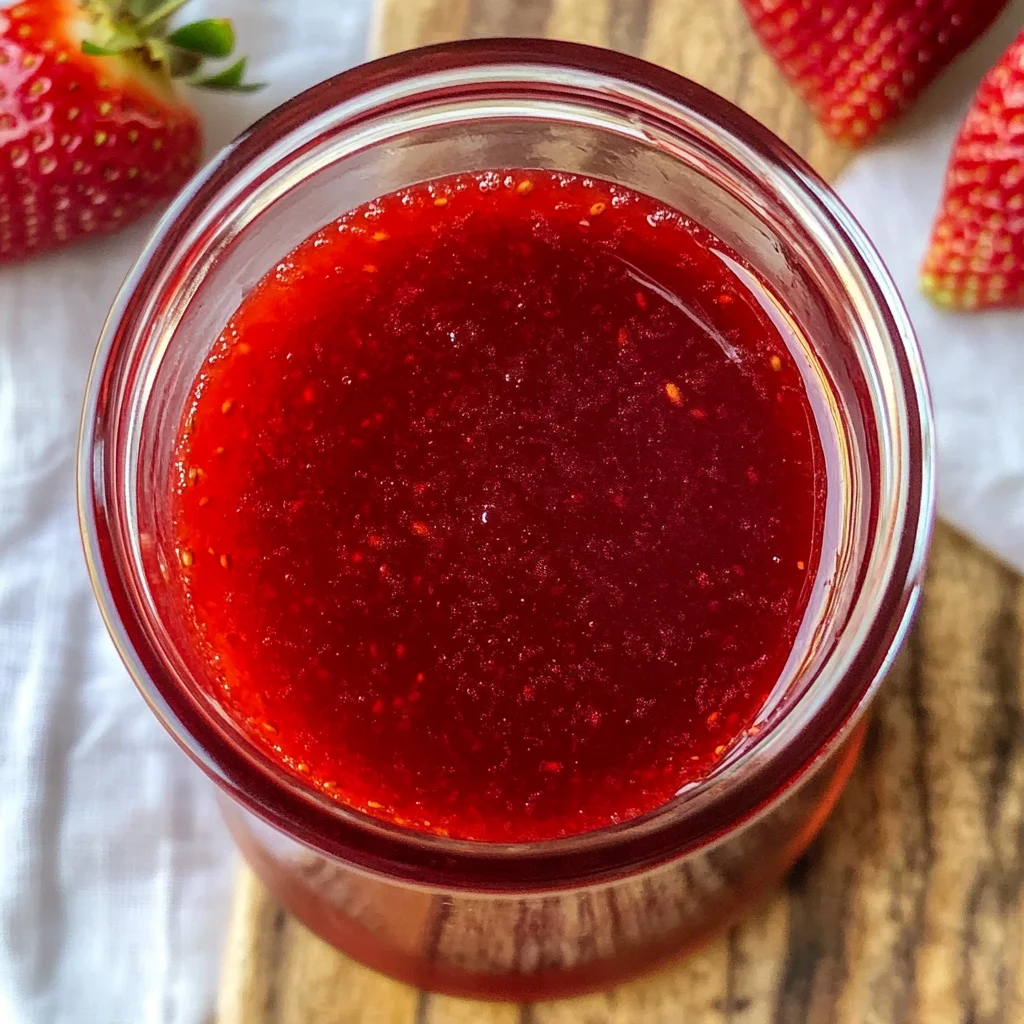 Homemade Strawberry Syrup Recipe