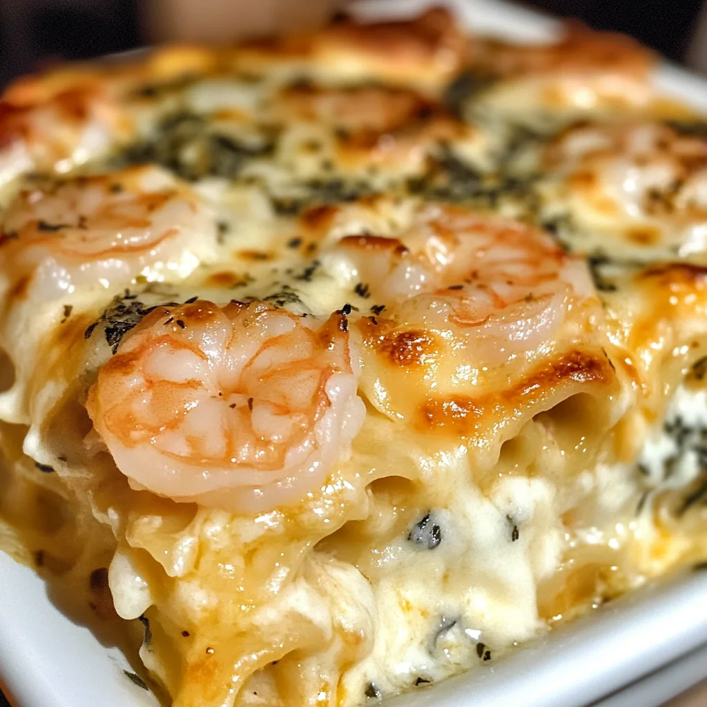 Irresistible Shrimp and Four Cheese Lasagna in Just 45 Minutes