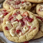 Irresistible Valentine’s Strawberry White Chocolate Cookies