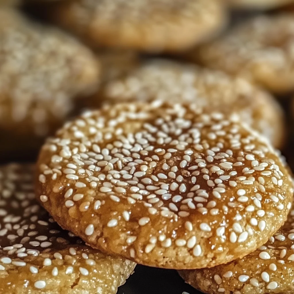 Irresistibly Chewy Sesame Honey Cookies You're Gonna Love
