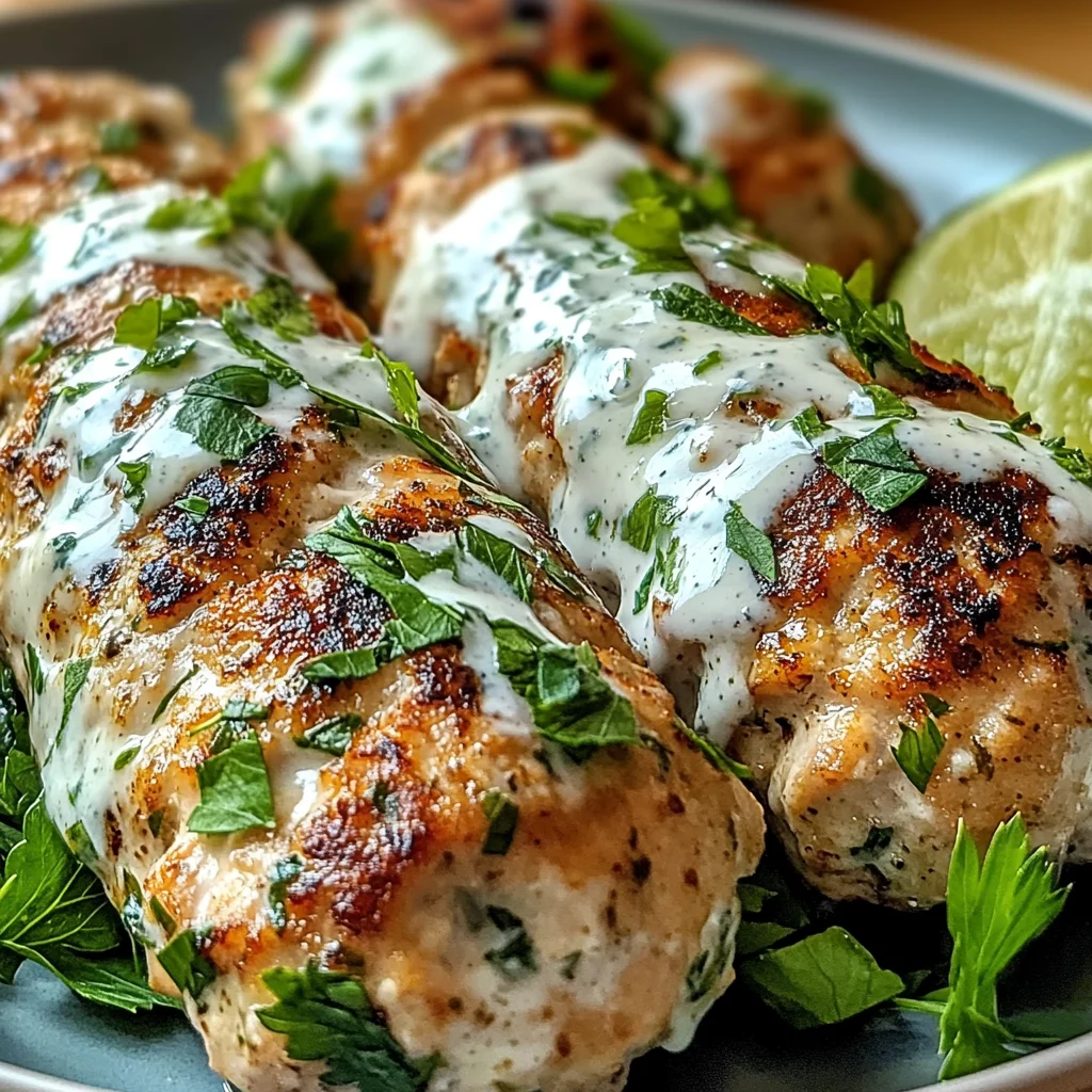 Juicy Chicken Kofta with Garlic Yogurt Sauce for Flavor Lovers