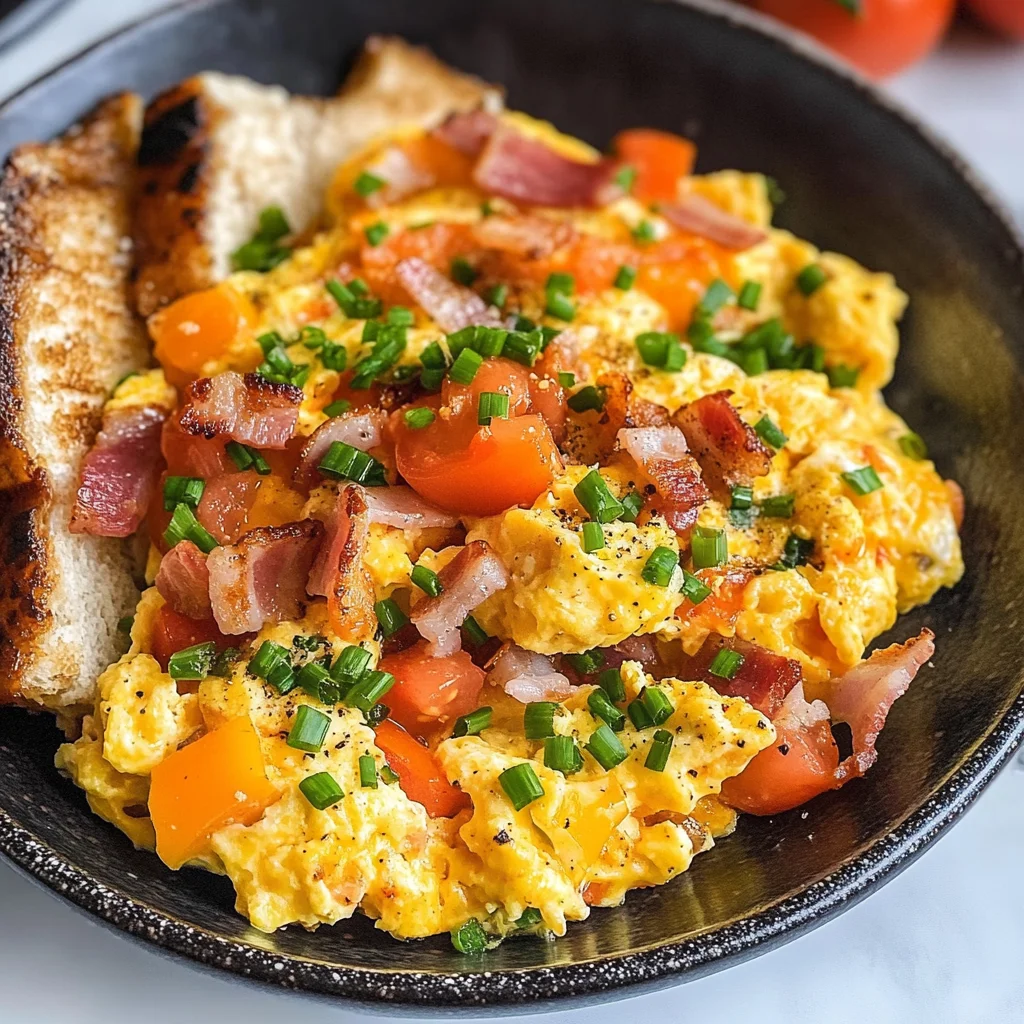 Loaded Scrambled Eggs Recipe