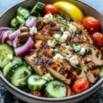 Low-Carb Greek Chicken Bowl