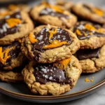 Orange Dark Chocolate Chunk Cookies