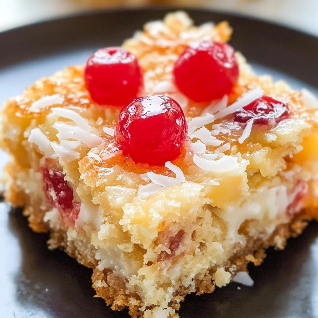 Pina Colada Seven Layer Bars