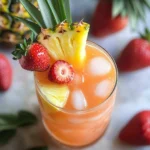 Pineapple Strawberry Agua Fresca
