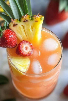 Pineapple Strawberry Agua Fresca