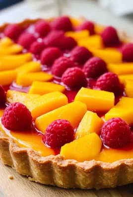 Raspberry Mango Tart