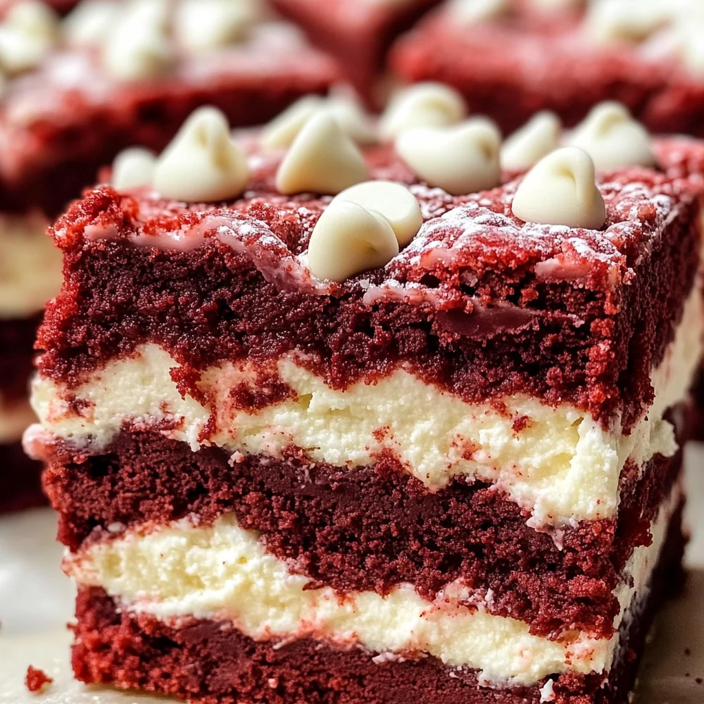 Red Velvet Gooey Bars