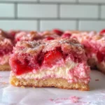 Strawberry Cheesecake Cookie Bars
