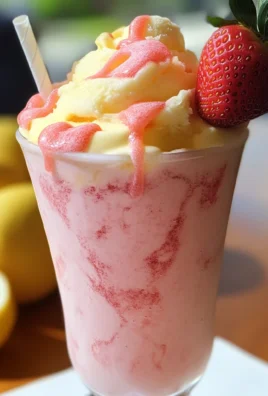 Strawberry Frosted Lemonade.