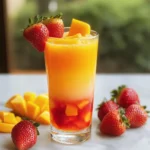 Strawberry Orange Mango Mocktail