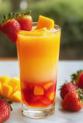 Strawberry Orange Mango Mocktail