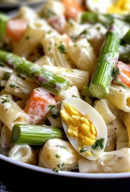 Asparagus and Egg Pasta Salad