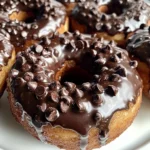 Baked Chocolate Glazed Donuts