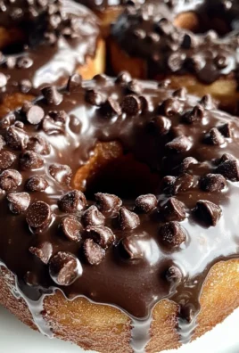 Baked Chocolate Glazed Donuts