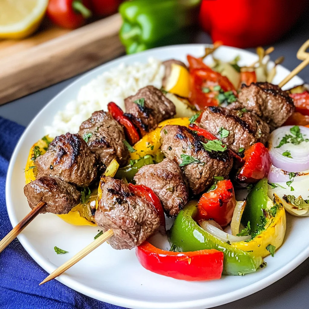 Beef Souvlaki