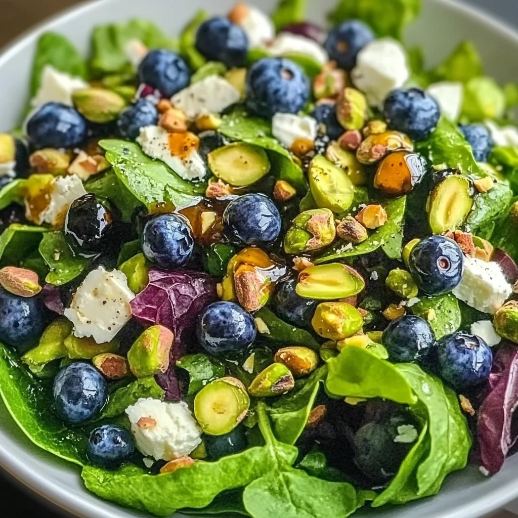 Blueberry Pistachio Spring Salad