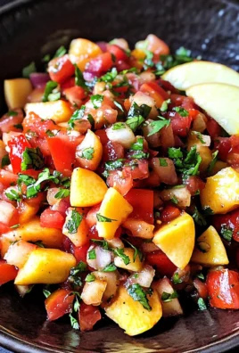 Chipotle Peach Salsa